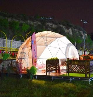 乌兰察布河南球形帐篷-室外浪漫乐园